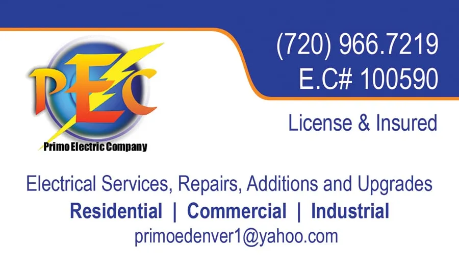 Slide of Primo Electric