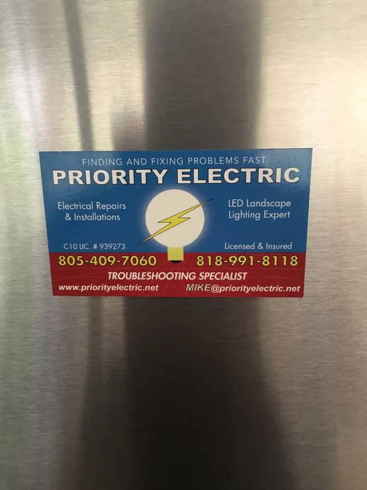 Slide of Priority Electric