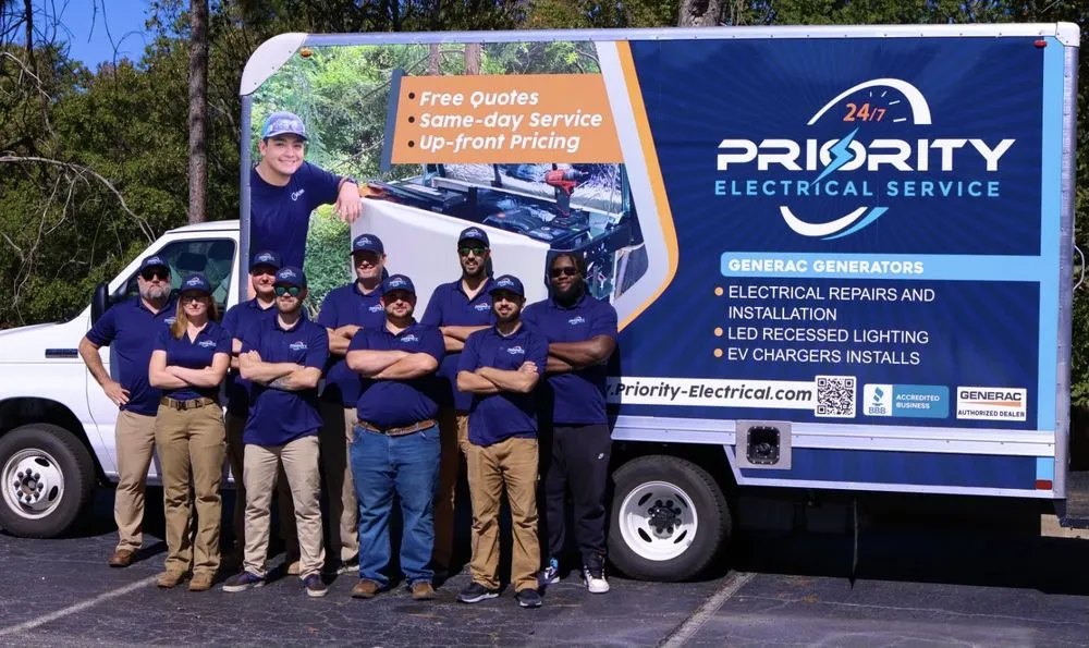 Slide of Priority Electrical 