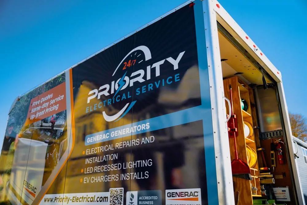 Slide of Priority Electrical 