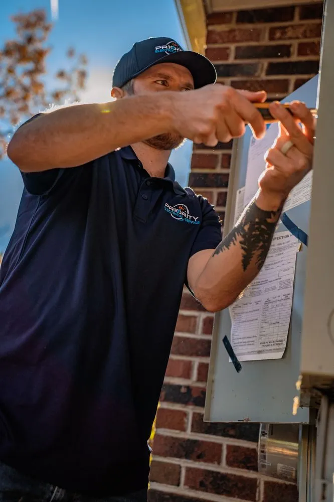 Slide of Priority Electrical 