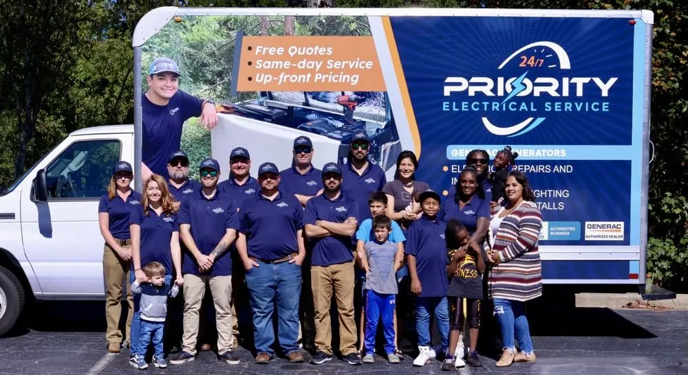 Slide of Priority Electrical 