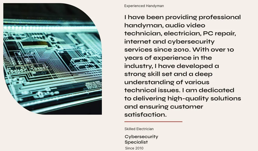 Slide of Pro Handy Fix