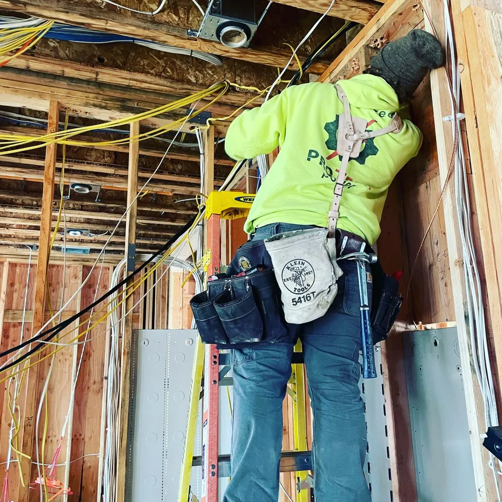 Licensed electrician providing outlet and switch repair in ,