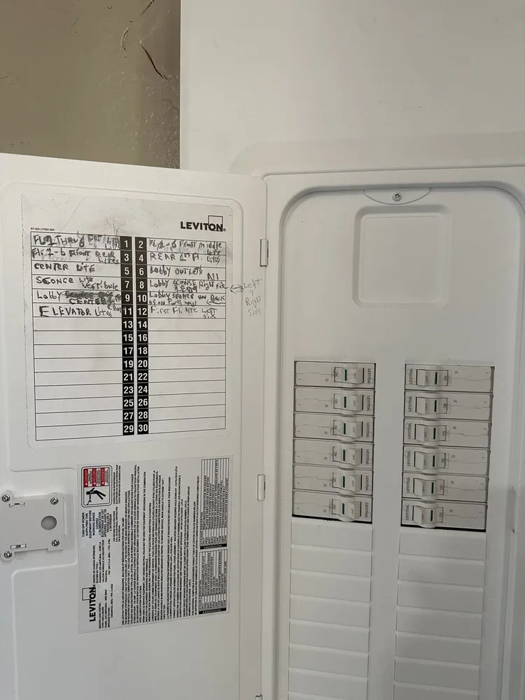 Licensed electrical service for homes in wiring installation, by