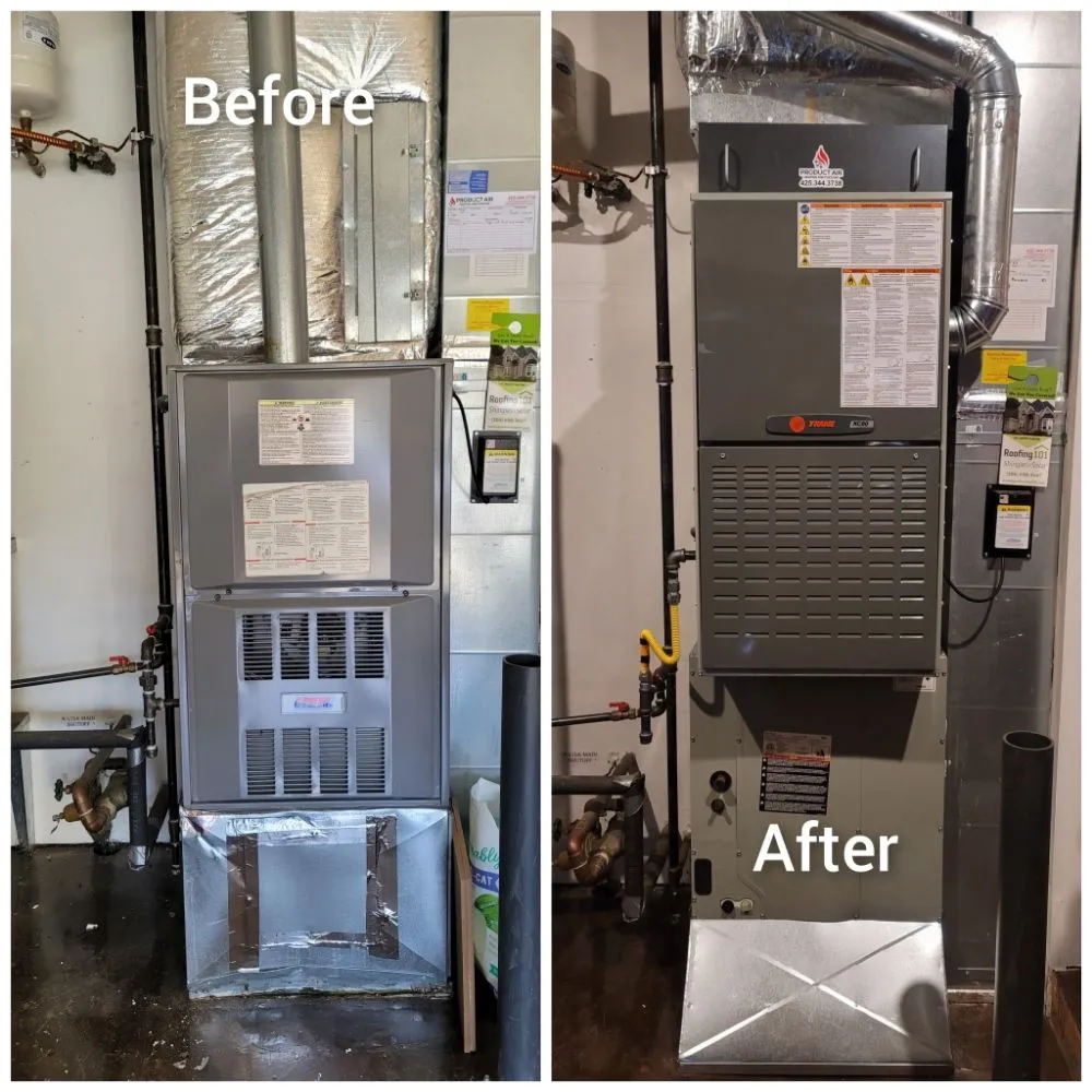 Slide of Product Air Heating Cooling and Electric