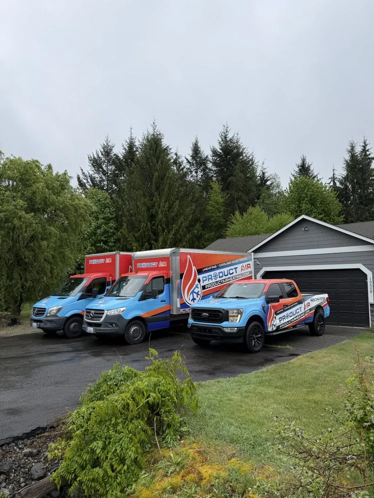 Slide of Product Air Heating Cooling and Electric