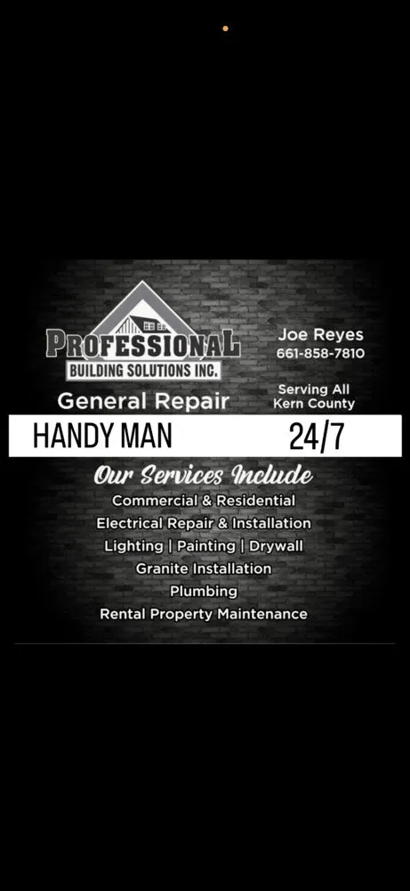 Slide of Professional Building Solutions