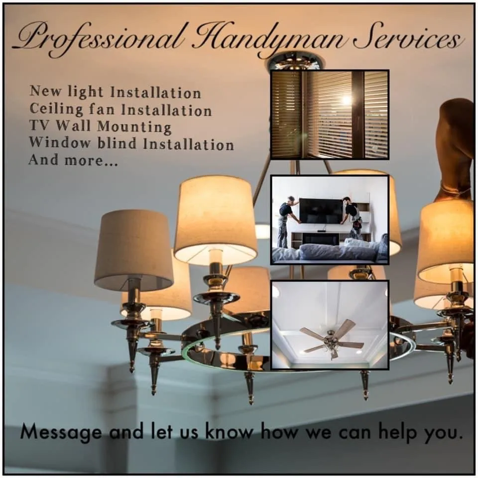Licensed lighting installation service in ,  - Professional Handyman services