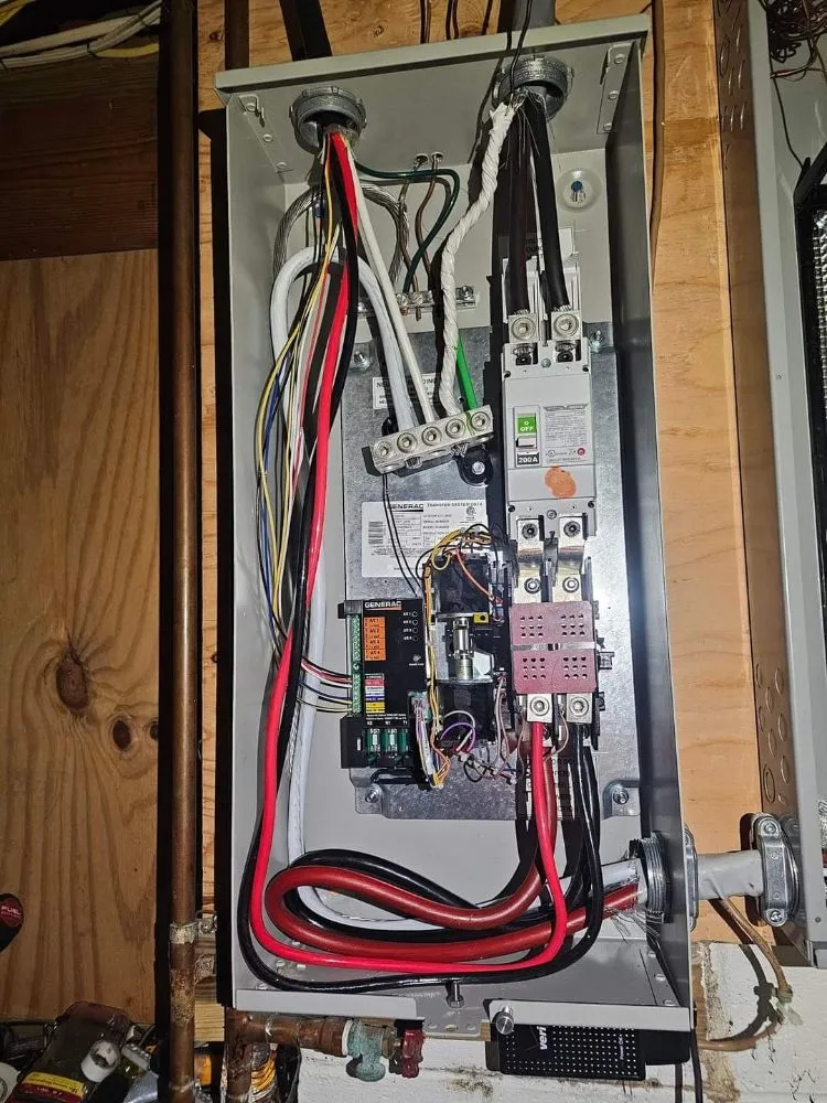 Certified electrician providing panel upgrade in , 