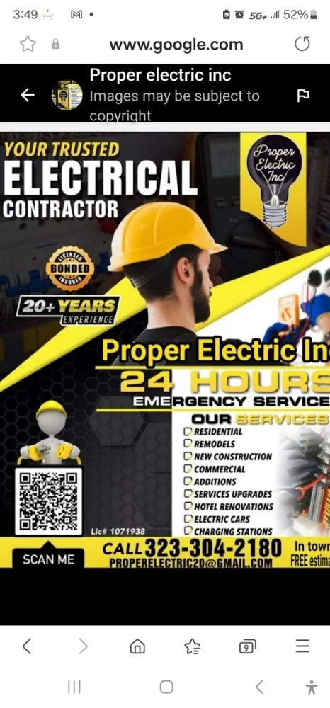 Slide of Proper Electric Inc.