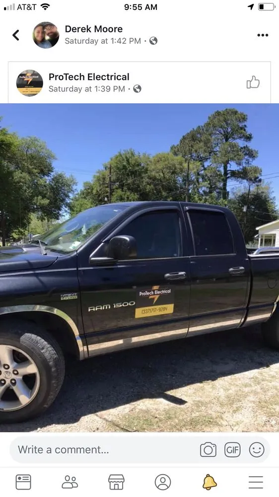 Slide of ProTech Electrical