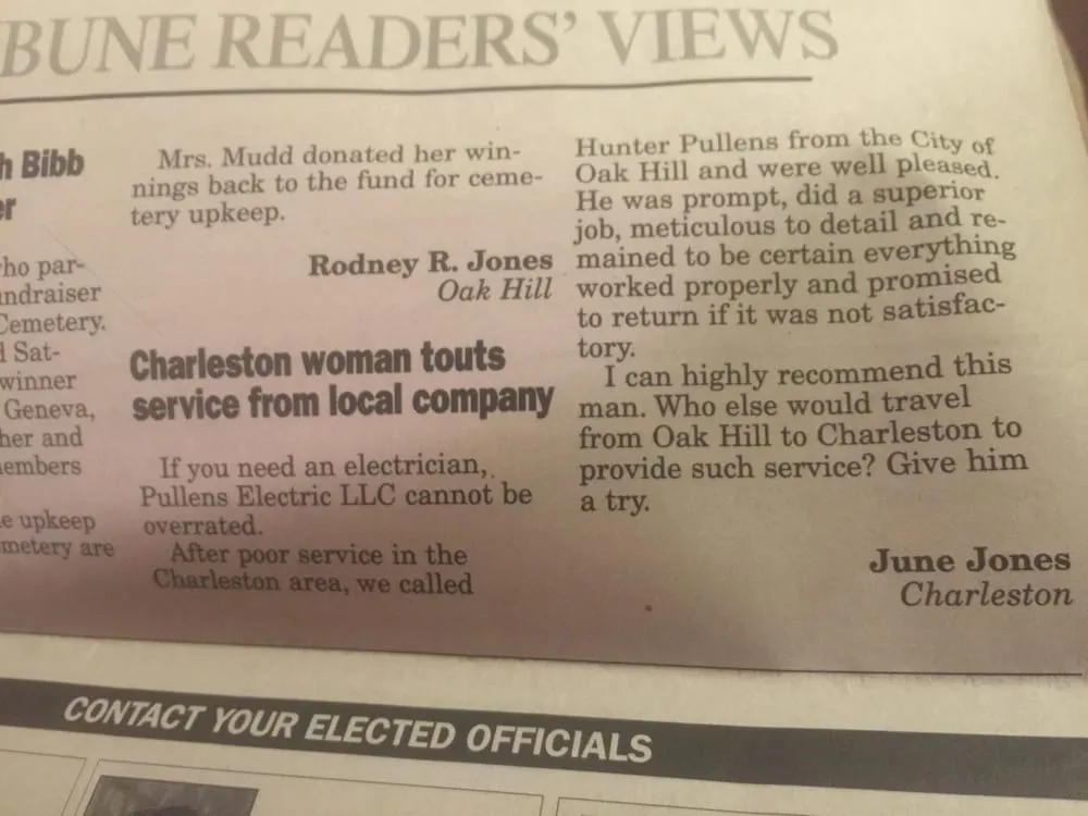 Slide of Pullens Electric