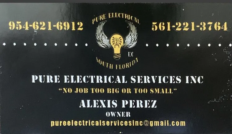 Slide of Pure Electrical Services
