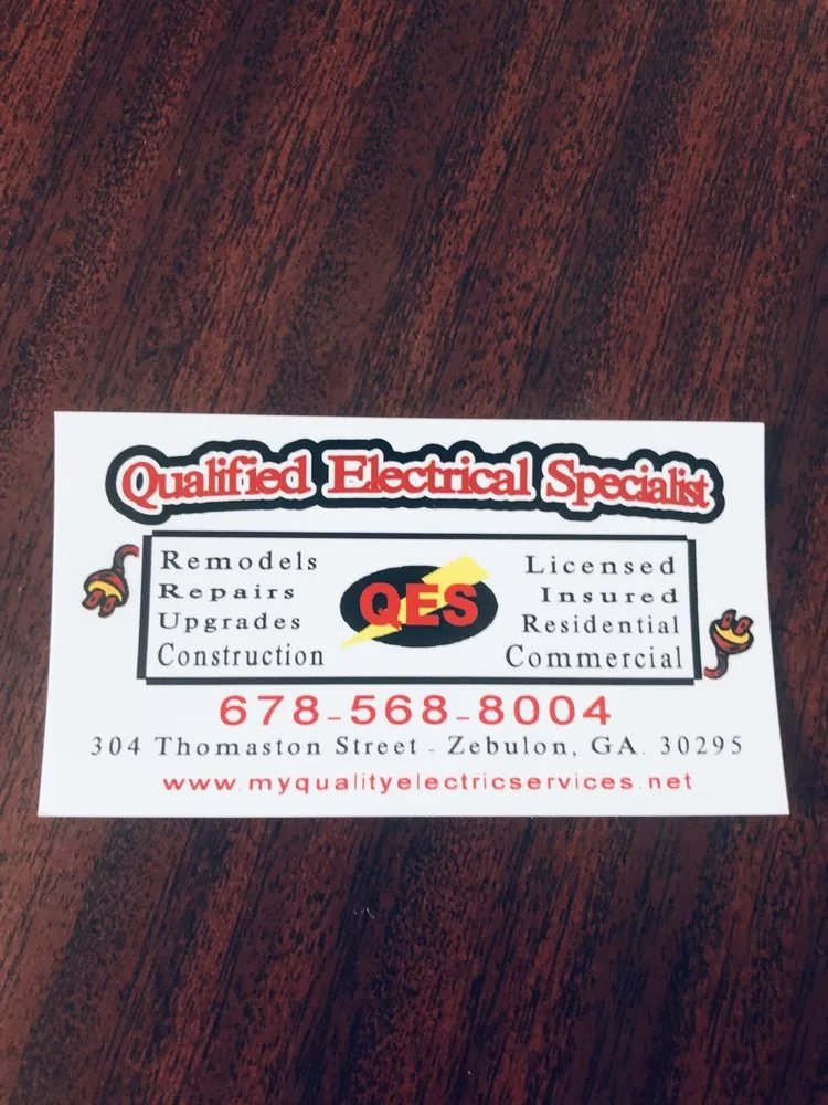 Slide of Qualified Electrical Specialist