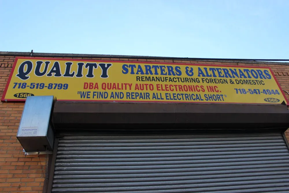 Slide of Quality Auto Electronics Alternators & Starters