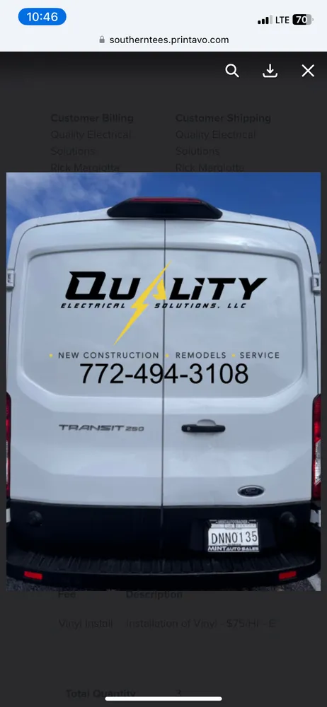 Slide of Quality Electrical Solutions