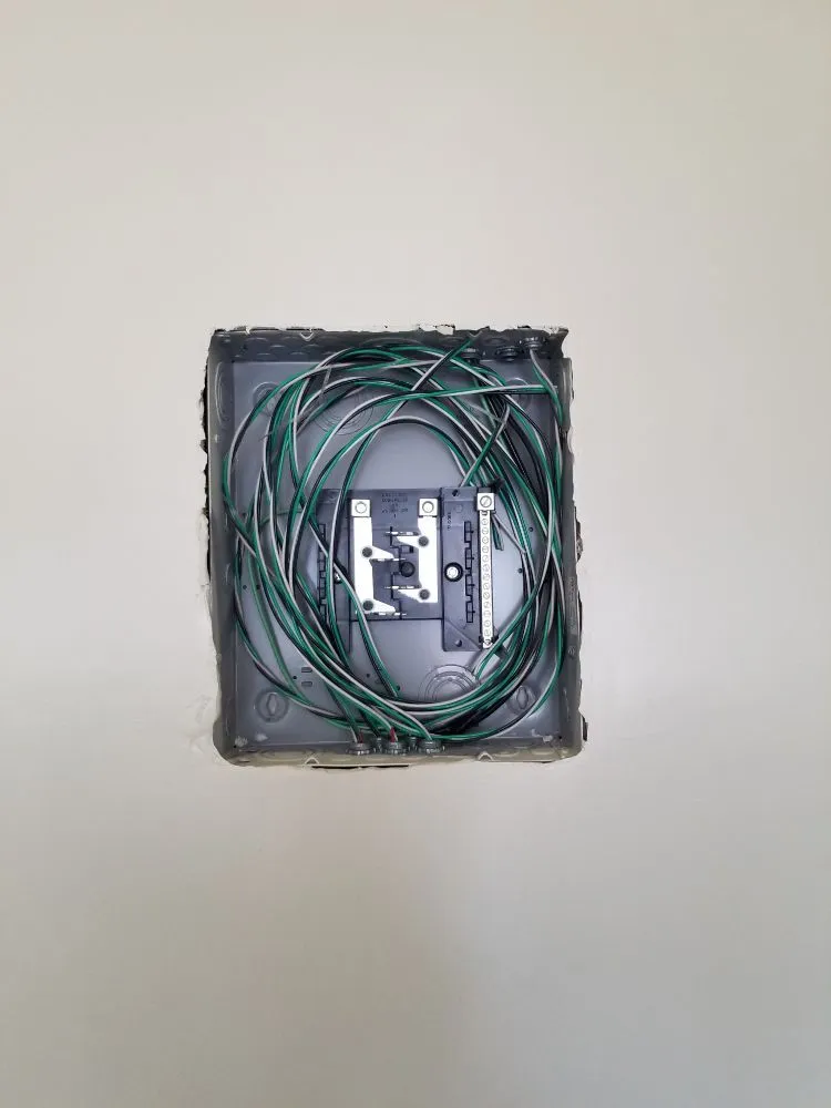 Professional electrician providing emergency electrical service in ,