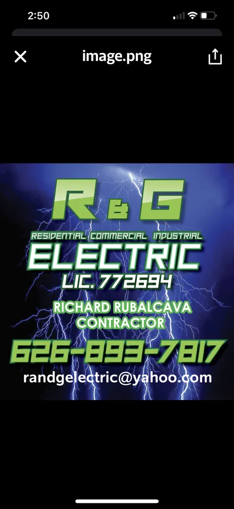 Slide of R & G Electric