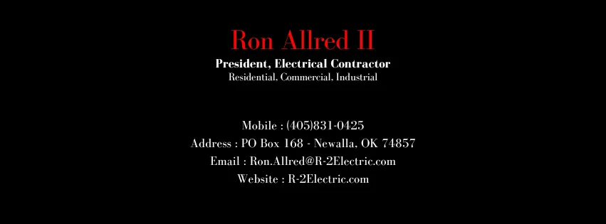 Certified electrician providing emergency electrical service in Newalla, OK - R-2 Electric