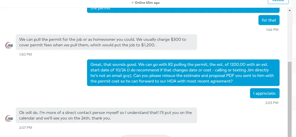 Slide of R2 Electrical Services