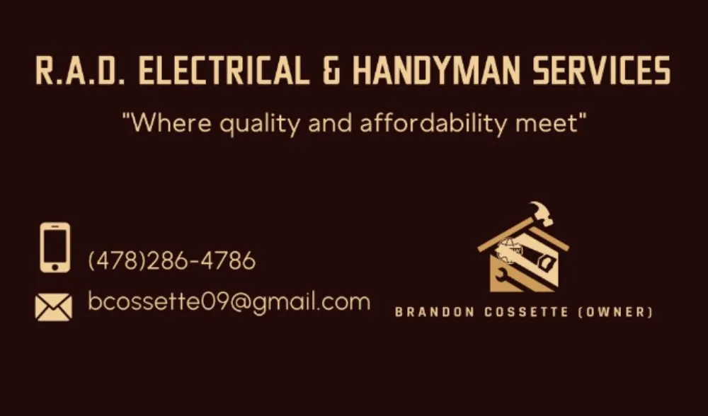 Slide of RAD electrical & handyman services