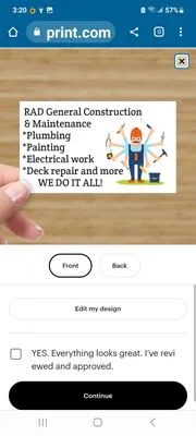 RAD General Construction And Maintenance Services