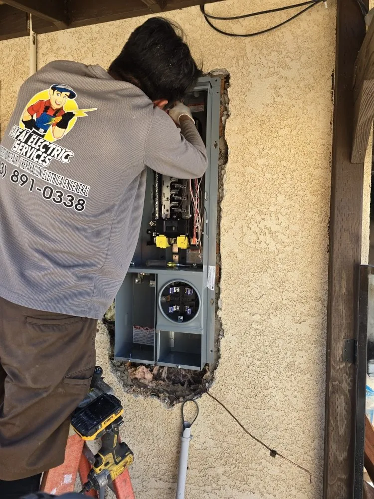 Slide of Rafai Electric Services