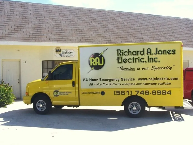 Slide of R.A.J. Electric