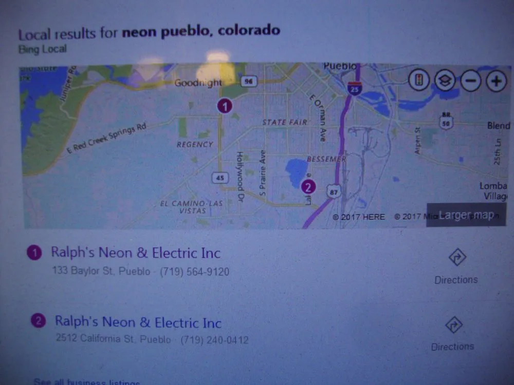 Slide of Ralph's Neon & Electric