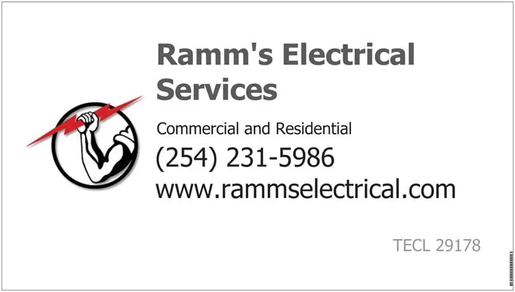 Slide of Ramm's Electrical Services