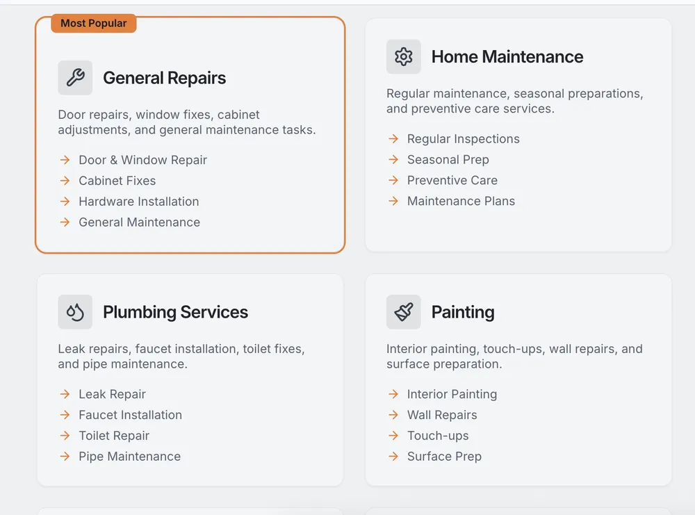 Slide of Random Task Home Repair