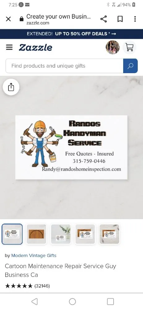 Slide of Randos Handyman Service