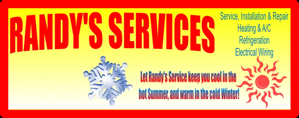 Slide of Randy's Services