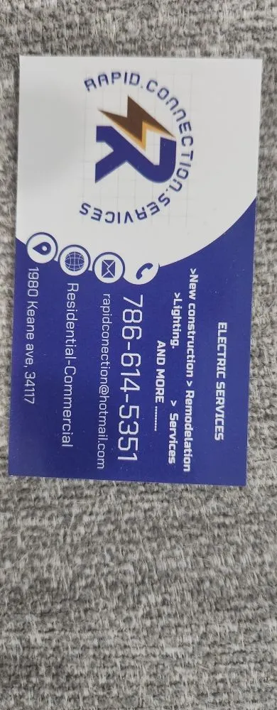 Slide of Rapid Connection Services