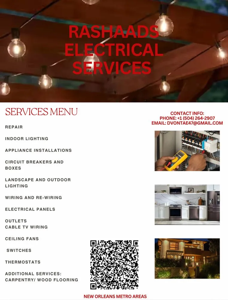Slide of Rashaads Electrical Services