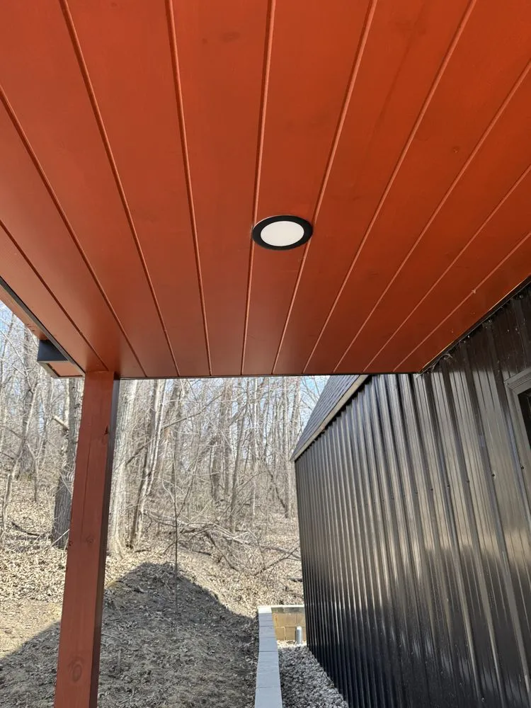 Affordable lighting installation in Montour, IA by Ratliff Savatdy Construction