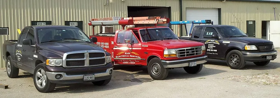 Slide of Raw Electrical Services