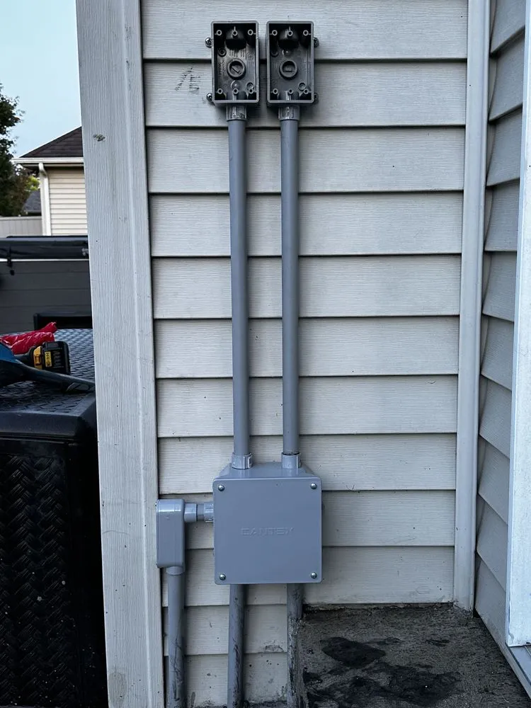 Affordable electrical service for homes in wiring installation,  by 