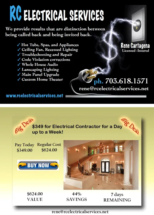 Slide of RC Electrical Services