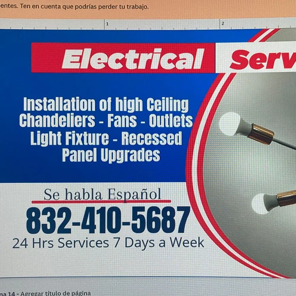 Slide of R/C Electrical services