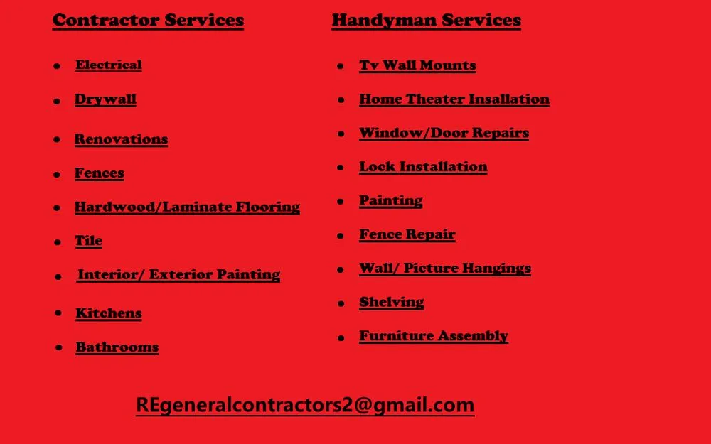 Reliable wiring installation experts serving ,  - RE General Contractors