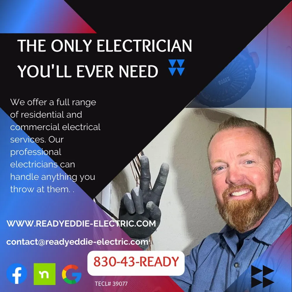 Professional outlet and switch repair experts serving New Braunfels, TX - Ready Eddie Electric