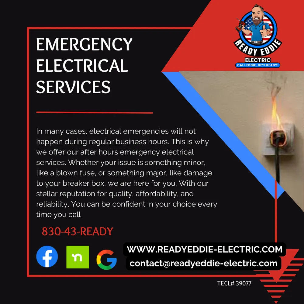 Affordable lighting installation experts serving New Braunfels, TX - Ready Eddie Electric