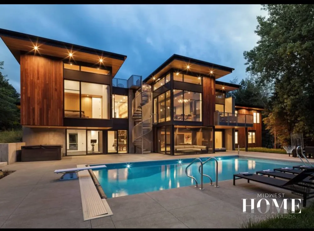 Slide of Red & Black Construction