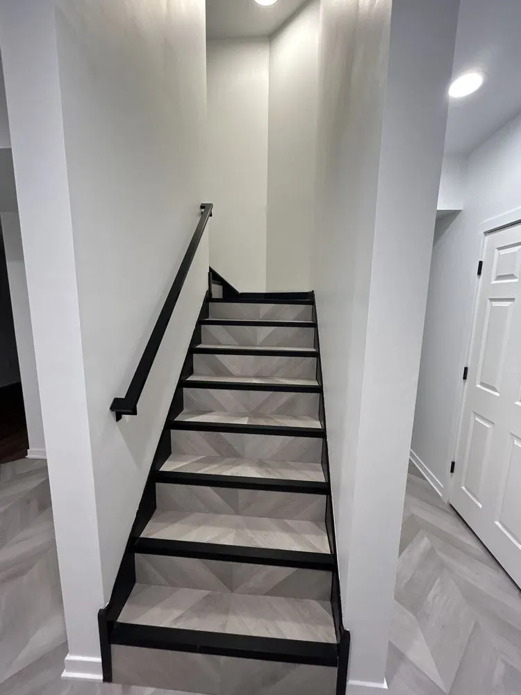 Slide of Red & Black Construction