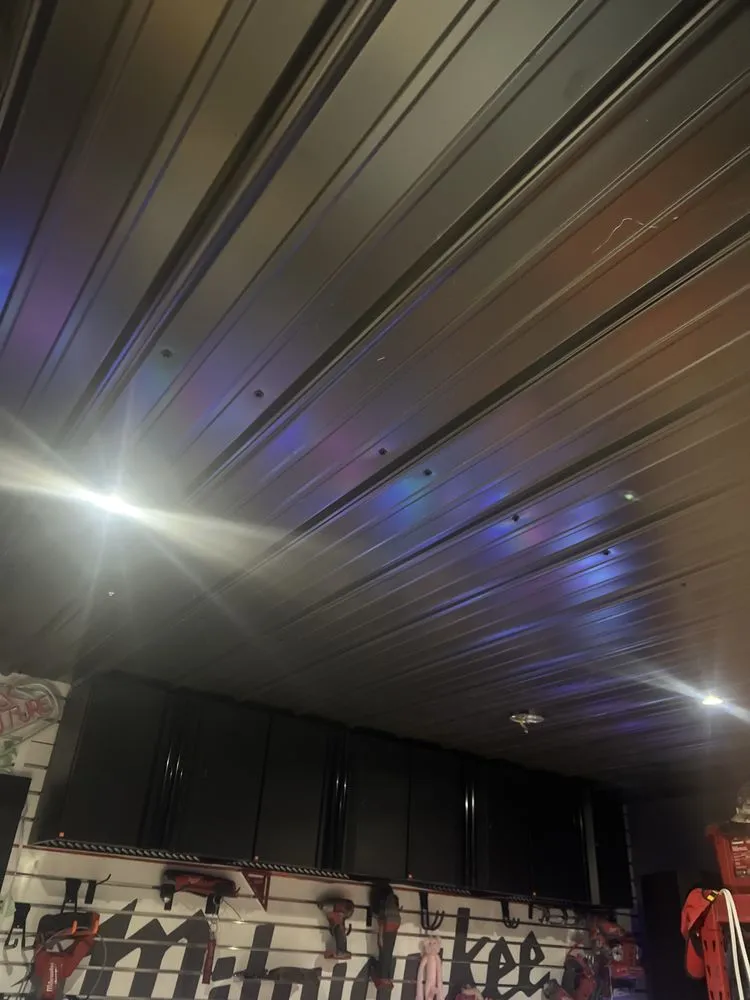 Slide of Red & Black Construction