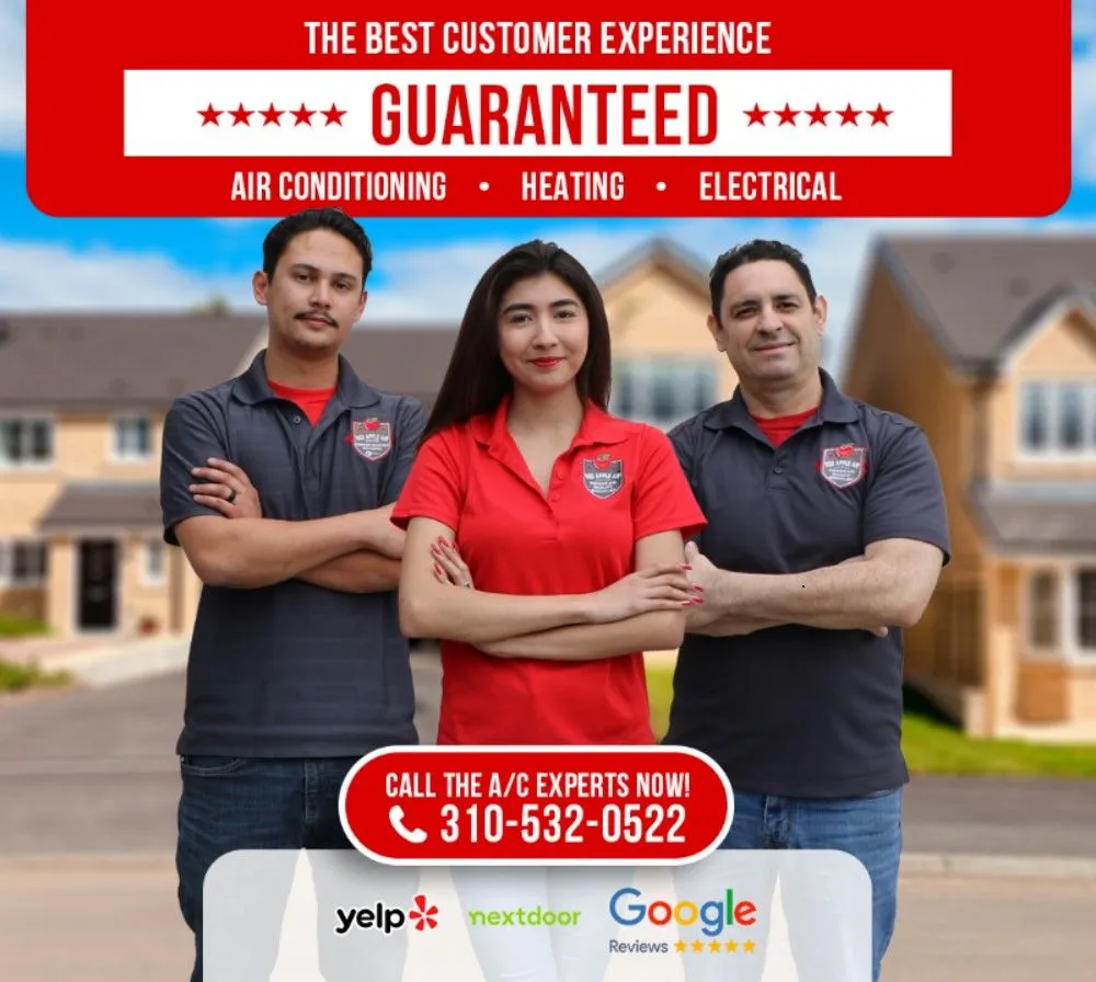 Licensed lighting installation experts serving Harbor City, CA - Red Apple Air