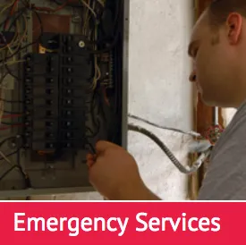 Professional electrician providing wiring installation in Driftwood, TX - Red Grizzly Electric