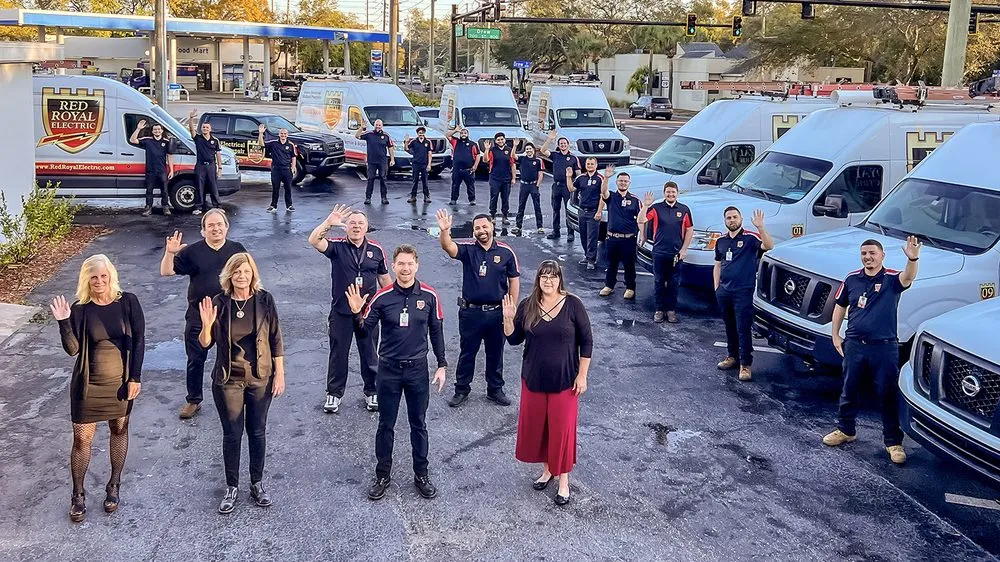 Slide of Red Royal Electric